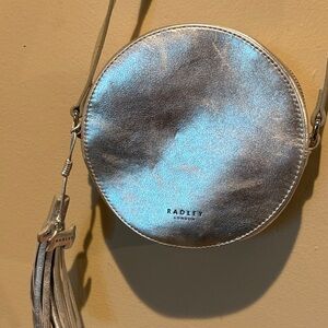 Radley London Metallic Silver Crossbody Bag